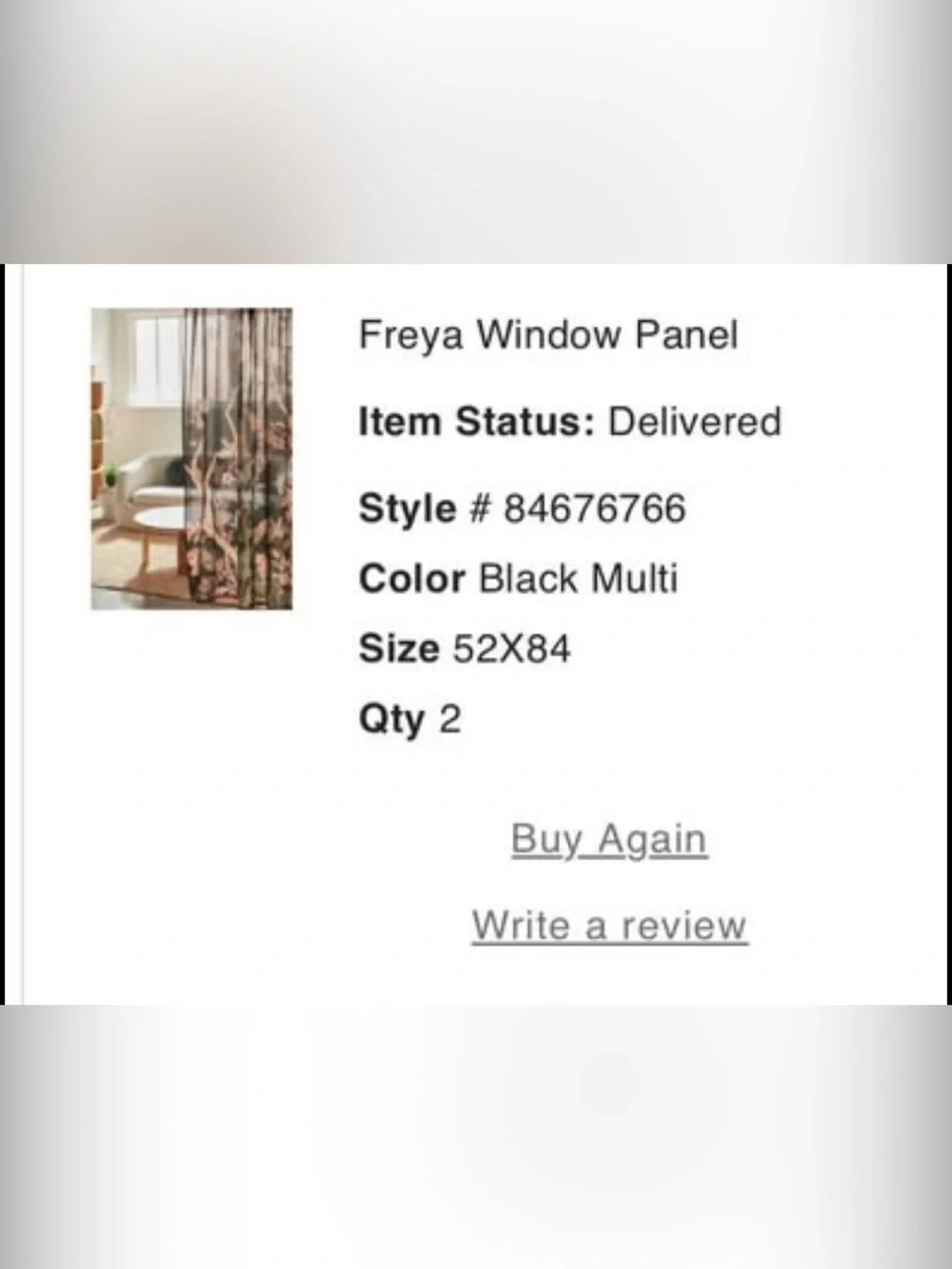 TWO urban outfitters window panels